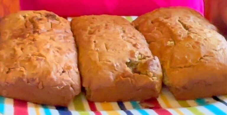 Soft & Moist Banana Bread (Easy 3-Loaf Recipe)