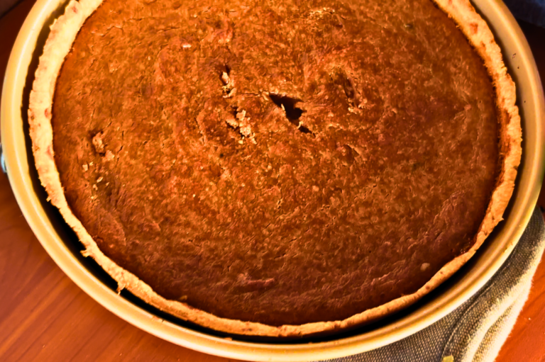 Roasted Pumpkin Pie (From Scratch – Including Crust)