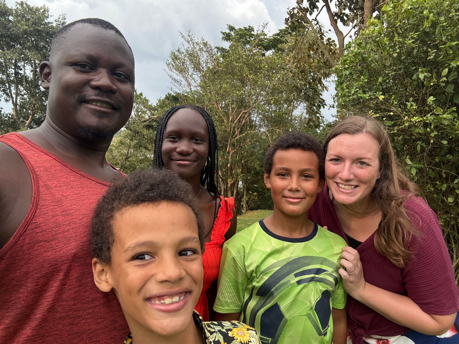 Our family at the Nile - Eastern Uganda