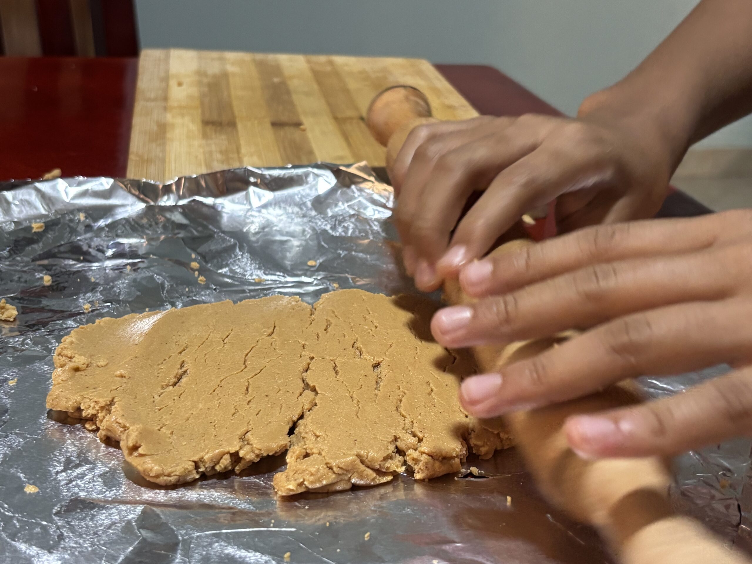 edible peanut butter playdough