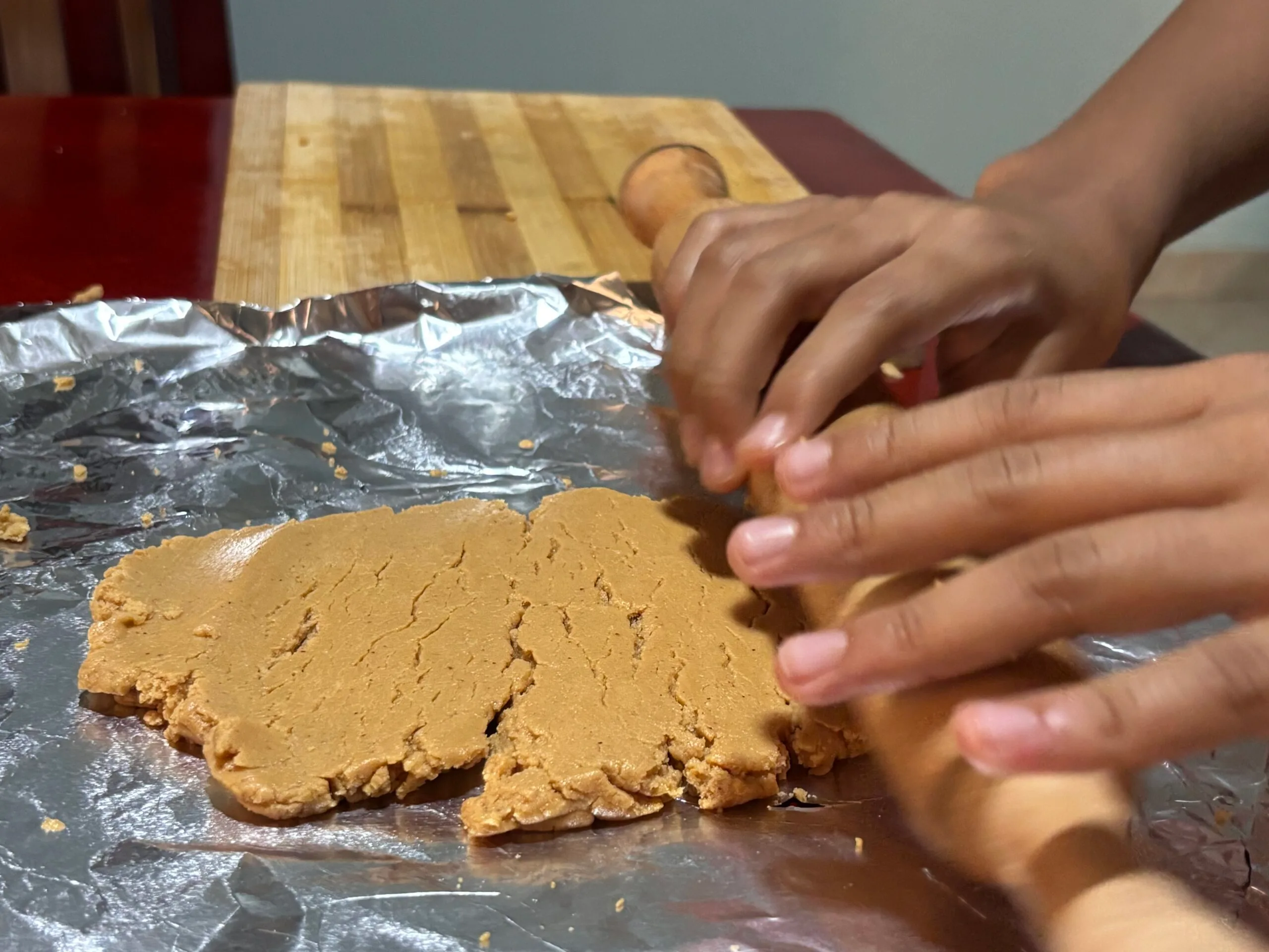 edible peanut butter playdough